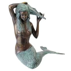 Mermaid Of The Isle Of Capri Bronze Statue -Garden Plant Store Mermaid of the Isle of Capri Other View 71376.1636881247