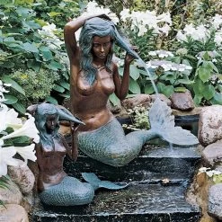 Mermaid Of The Isle Of Capri Bronze Statue