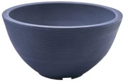 Delano Bowl Planter 15 Delano Bowl Planter -Garden Plant Store Midnight Delano Bowl Planter 10099.1564982380