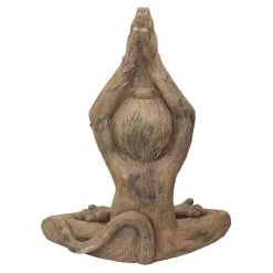 Monkey Mantra Zen Animal Statue -Garden Plant Store Monkey Mantra Zen Animal Statue Rear View 67095.1631568241
