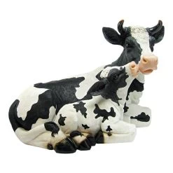 Mother Cow And Calf Garden Statue