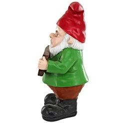 Attitude Unwelcome Garden Gnome Statue -Garden Plant Store Mr. Bad Attitude Unwelcoming Garden Gnome Statue right side 40039.1654576029