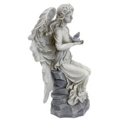 Natures Blessing Angel Garden Statue -Garden Plant Store Natures Blessing Angel Garden Statue Side View 81560.1631066993