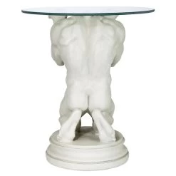 Neoclassical Male Plant Stand -Garden Plant Store Neoclassical Male Plant Stand Rear View 30162.1629075660