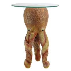 Ollie Octopus Glass Sculptural Plant Stand -Garden Plant Store Ollie Octopus Glass Sculptural Plant Stand Front View 27605.1629074037