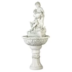 Portare Acqua Italian-Style Sculptural Water Fountain 12 Portare Acqua Italian-Style Sculptural Water Fountain -Garden Plant Store Portare Acqua Italian Style Sculptural Water Fountain Side View 33232.1629144946