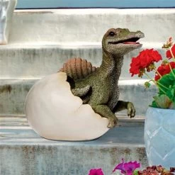 Prehistoric Dinosaur Egg Hatchling Garden Statues -Garden Plant Store Prehistoric Dinosaur Egg Hatchling Garden Statues Spinosaurus 79709.1636080388