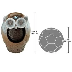 Professor Owl Cascading Garden Fountain -Garden Plant Store Professor Owl Cascading Garden Fountain Dimensions 05257.1629166882