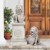 Roaring Beasts Of Castello Di Rocca Lion Sentinel Statue