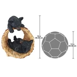 Rough Play Bear Cubs Garden Statue -Garden Plant Store Rough Play Bear Cubs Garden Statue Dimensions 66030.1630007821