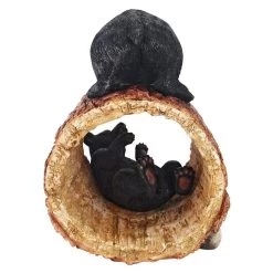 Rough Play Bear Cubs Garden Statue -Garden Plant Store Rough Play Bear Cubs Garden Statue Rear View 04167.1630007816