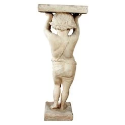 Royal Palace Of Caserta Cherub Plant Stand -Garden Plant Store Royal Palace Of Caserta Cherub Plant Stand Rear View 42125.1636709434