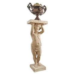 Royal Palace Of Caserta Cherub Plant Stand