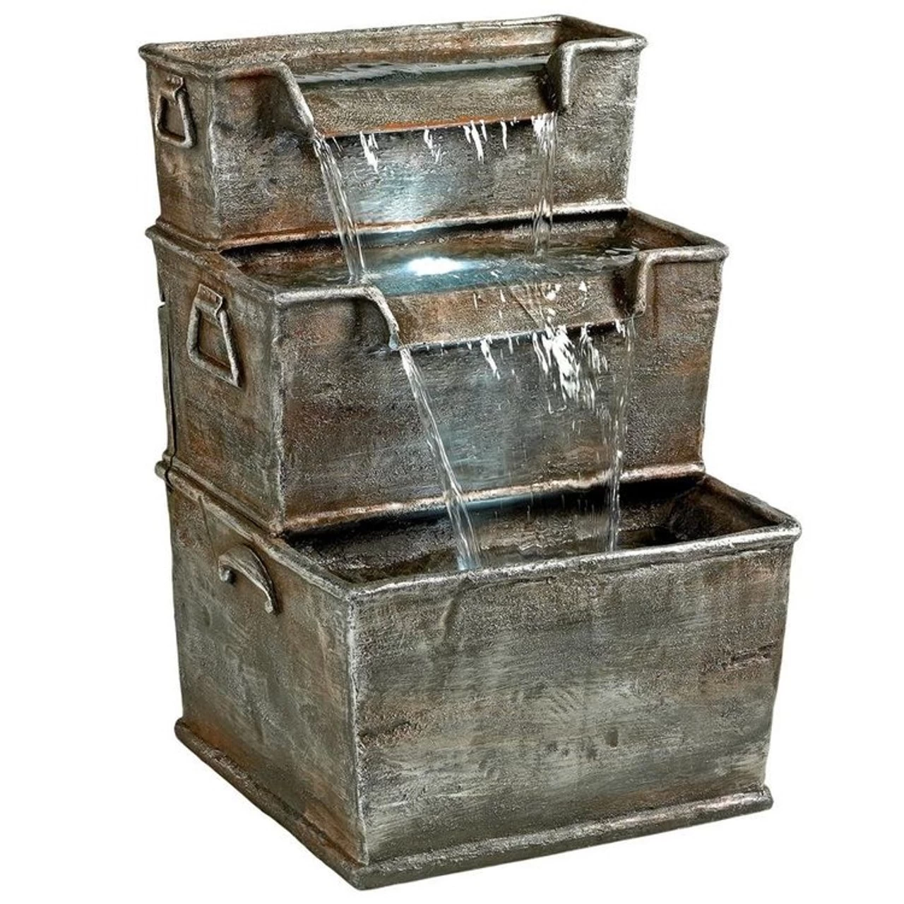 Saddle Mountain Cascading Garden Fountain 4 Saddle Mountain Cascading Garden Fountain - Image 2