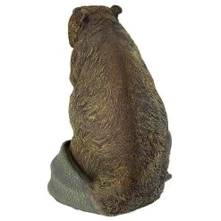 Standing Beaver Statue -Garden Plant Store Standing Beaver Statue Rear View 96240.1629340118