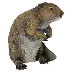 Standing Beaver Statue -Garden Plant Store Standing Beaver Statue Side View 93563.1629340111