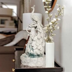 Staverden Castle Peacock Water Fountain