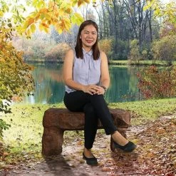 Stonehenge Sculptural Garden Bench