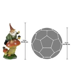 Tesla With The Lamp Garden Gnome Statue -Garden Plant Store Tesla with the Lamp Garden Gnome Statue dimensions 31762.1654584135