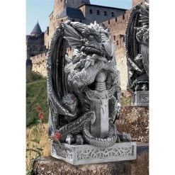 The Arthurian Dragon Statues 9 The Arthurian Dragon Statues -Garden Plant Store The Arthurian Dragon Statues Sword 29432.1637398966