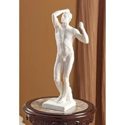 The Bronze Age Nude Male Statue 1877 -Garden Plant Store The Bronze Age Nude Male Statues 1877 Other Vie 22411.1637827623