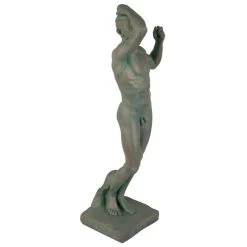The Bronze Age Nude Male Statue 1877 -Garden Plant Store The Bronze Age Nude Male Statues 1877 Side View 10818.1637827631