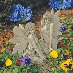 The Enchanted Garden Fairies Sculptures