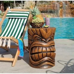 The Kanaloa Grand Tiki Sculptural Plant Stands