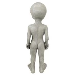 The Out-of-this-World Alien Extra Terrestrial Statue -Garden Plant Store The Out of this World Alien Extra Terrestrial Statues Rear View 66124.1637819835