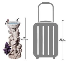 Three Cherubs With Garden Urn Planter Sculpture -Garden Plant Store Three Cherubs with Garden Urn Planter Sculpture Dimensions 02678.1629833300