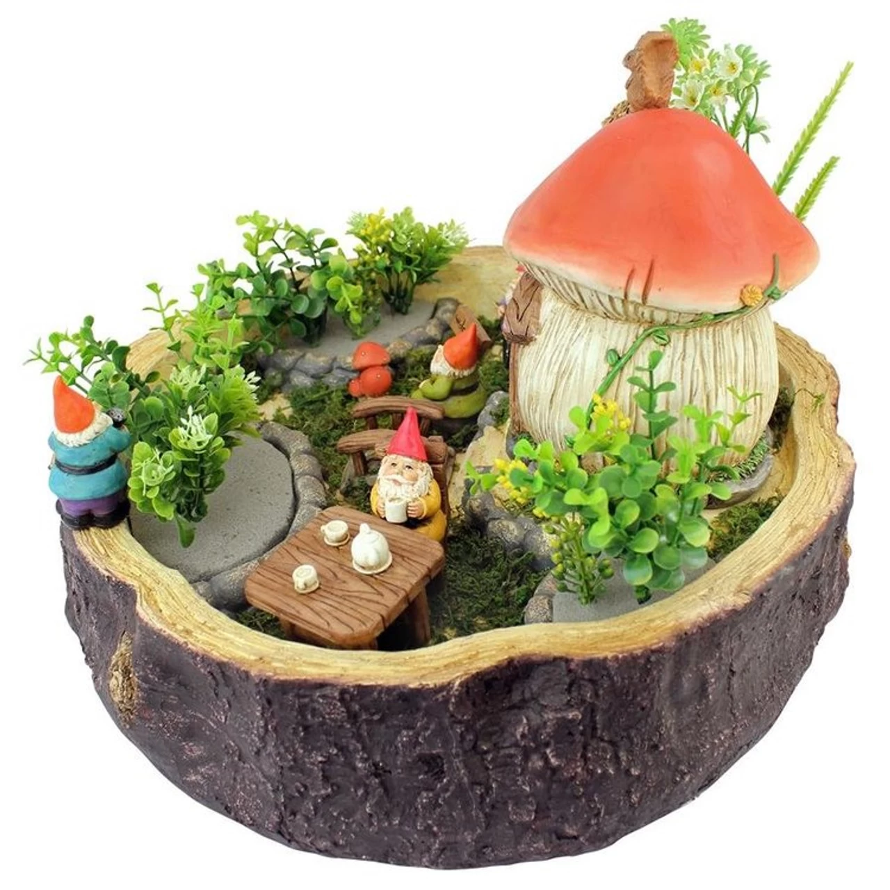 Tiny Forest Friends Gnome Garden Statue Collection - Image 4