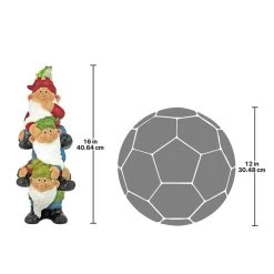 Tower Of Three Gnomes And Frog Garden Statue -Garden Plant Store Tower of Three Gnomes and Frog Garden Statue Dimensions 47298.1629651007