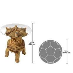 Tranquil Pagoda Illuminated Glass-Topped Plant Stand 11 Tranquil Pagoda Illuminated Glass-Topped Plant Stand -Garden Plant Store Tranquil Pagoda Illuminated Glass Topped Plant Stand Scale 78634.1628910620