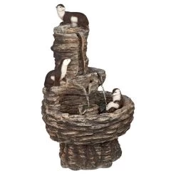 Tres Amigos Playful Otter Cascading Garden Fountain -Garden Plant Store Tres Amigos Playful Otter Cascading Garden Fountain 02093.1629165517