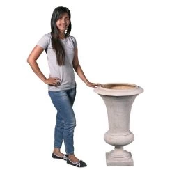 Viennese Architectural Garden Urn Planter -Garden Plant Store Viennese Architectural Garden Urn Planter Size Medium 54014.1637821526