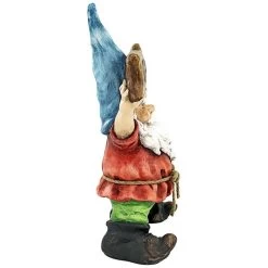 Welcoming Willie Garden Gnome Statue -Garden Plant Store Welcoming Willie Garden Gnome Greeter Statue left side view 75465.1654577991