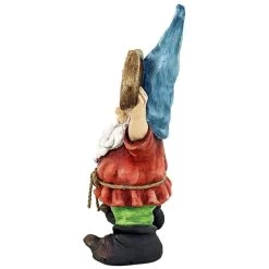 Welcoming Willie Garden Gnome Statue -Garden Plant Store Welcoming Willie Garden Gnome Greeter Statue right side 44431.1654577999