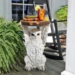 Wisdom Owl Sculptural Plant Stand