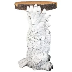Wisdom Owl Sculptural Plant Stand -Garden Plant Store Wisdom Owl Sculptural Plant Stand Side View 40056.1629074600