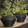 Daniel Round Planter -Garden Plant Store daniel round planters caviar black 03330.1498699662 Cropped compressor 54462.1507688459