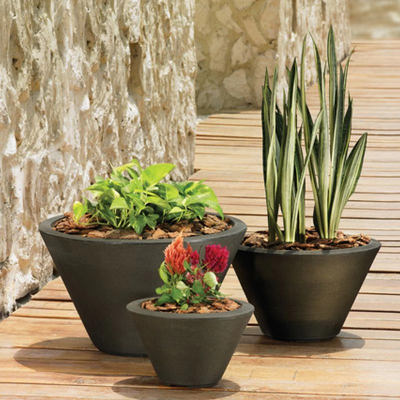Gramercy Round Planter 3 Gramercy Round Planter