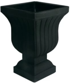 Leyla Urn Planter -Garden Plant Store leyla urn caviar black Ref 94 21618.1498703924